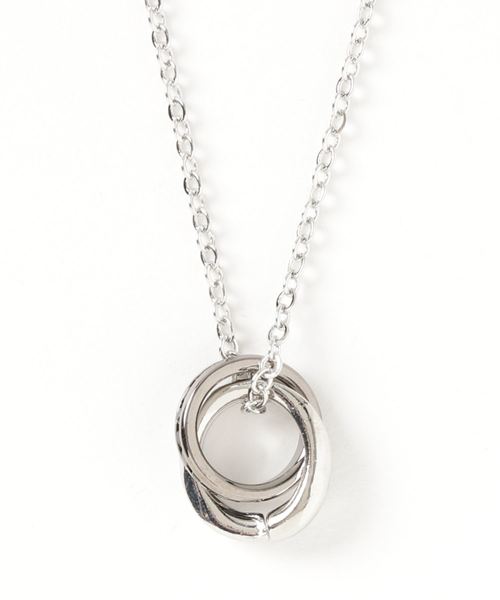 WEGO(ウィゴー)の「WEGO/ストーンリングチェーンネックレス(ネックレス・メンズ・ゴールド/シルバー・FREE)」の2枚目の写真