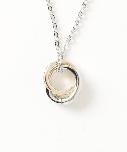 WEGO(ウィゴー)の「WEGO/ストーンリングチェーンネックレス(ネックレス・メンズ・ゴールド/シルバー・FREE)」の1枚目の写真