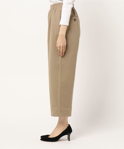 PUAL CE CIN(ピュアルセシン)の「ニットチノギャザーパンツ(その他パンツ・レディース・ベージュ/カーキ/モカ/ネイビー・FREE)」の10枚目の写真