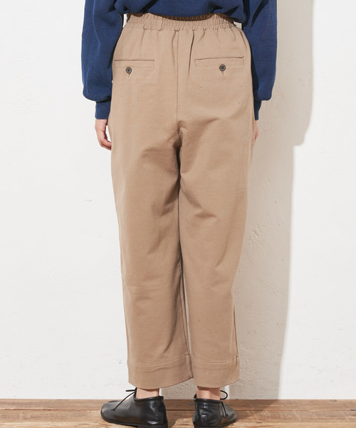 PUAL CE CIN(ピュアルセシン)の「ニットチノギャザーパンツ(その他パンツ・レディース・ベージュ/カーキ/モカ/ネイビー・FREE)」の11枚目の写真