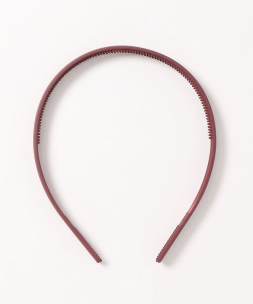 Fun & Daily（ファンアンドデイリー）の「F&D : ミドルマットカラーカチューシャ（カチューシャ・レディース・ブラック/ネイビー/ピンク/イエロー/グリーン/ワインレッド・FREE）」の6枚目の写真