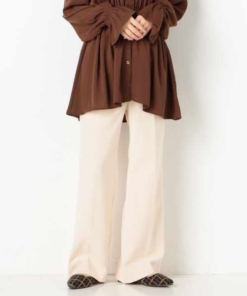 archives（アルシーヴ）の「【setupにも】起毛カルゼフレアパンツ（その他パンツ・レディース・ベージュ/ブラウン/ブルー/アイボリー・MEDIUM）」の2枚目の写真
