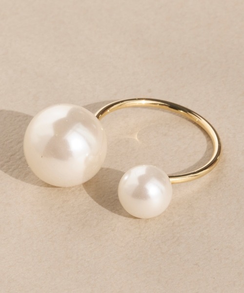 パールリング pearl サークル shapeリング | chumeq