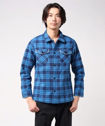 【OUTDOOR PRODUCTS】裏ボアネルチェックシャツ ワークテイスト シャツアウター