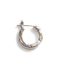 ピアス/フープ(S)/ヘビー/K18ゴールドポスト/ゴールドダスト