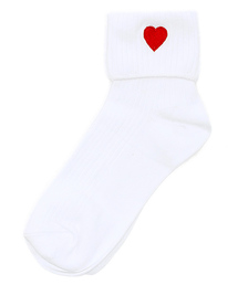 WEGO | WEGO/ハート折り返しソックス(ソックス/靴下)