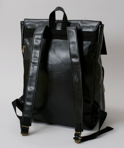 WEGO（ウィゴー）の「WEGO/レザータッチリュック（バックパック/リュック・メンズ・ホワイト/ブラック・FREE）」の9枚目の写真