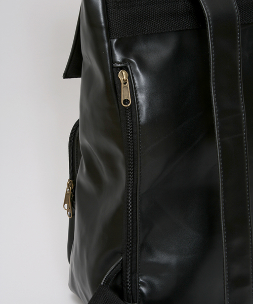 WEGO（ウィゴー）の「WEGO/レザータッチリュック（バックパック/リュック・メンズ・ホワイト/ブラック・FREE）」の10枚目の写真