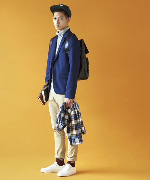 WEGO（ウィゴー）の「WEGO/レザータッチリュック（バックパック/リュック・メンズ・ホワイト/ブラック・FREE）」の13枚目の写真