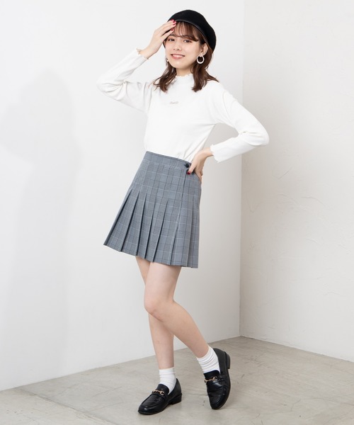 WEGO(ウィゴー)の「WEGO/【XS~Lサイズ】チェックプリーツミニスカート(スカート・レディース・グレー系その他/ベージュ系その他・SMALL/X-SMALL/MEDIUM/LARGE)」の5枚目の写真
