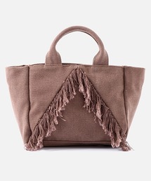 AZUL by moussy | FRINGE CANVAS MINI TOTEBAG/フリンジキャンバスミニトートバッグ(ショルダーバッグ)