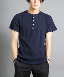 Bling Leads/サーマル半袖ヘンリーネックTee