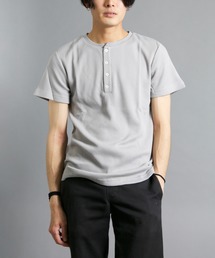 Bling Leads/サーマル半袖ヘンリーネックTee