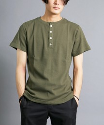 Bling Leads/サーマル半袖ヘンリーネックTee