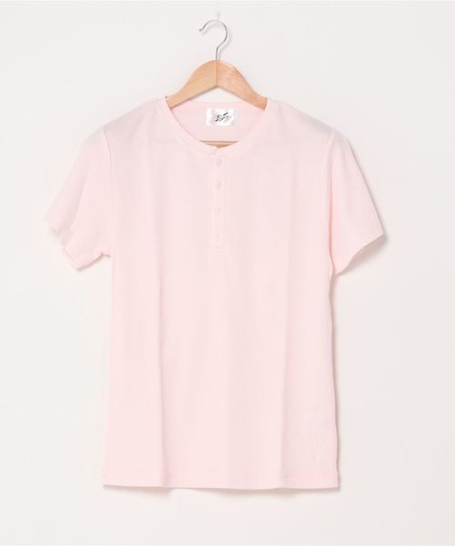 Bling Leads(ブリングリーズ)の「Bling Leads/サーマル半袖ヘンリーネックTee(Tシャツ/カットソー・メンズ・ホワイト/ブラック/グレー/カーキ/ネイビー/サックスブルー/ライトピンク・LARGE/X-LARGE/MEDIUM)」の11枚目の写真