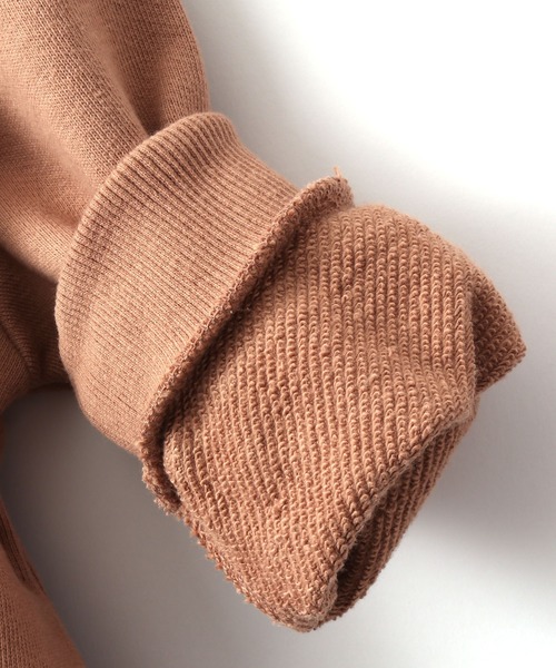 MAKE YOUR DAY（メイクユアデイ）の「ほっとひと息プリント裏毛トレーナー■80～140cm（スウェット・キッズ・ベージュ/ブラウン/レッド/ブルー・90/100/110/120/130/140/80）」の14枚目の写真