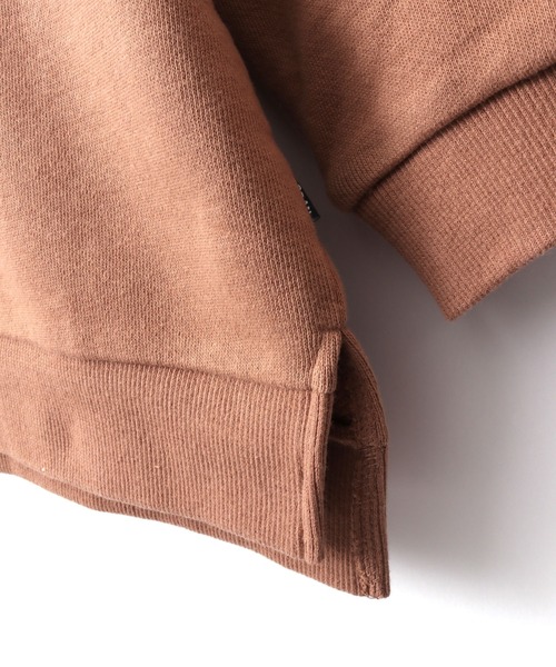 MAKE YOUR DAY（メイクユアデイ）の「ほっとひと息プリント裏毛トレーナー■80～140cm（スウェット・キッズ・ベージュ/ブラウン/レッド/ブルー・90/100/110/120/130/140/80）」の16枚目の写真