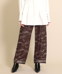 【PONTI(ポンティ)】ウェーブインクジェットパンツ　PO2H042