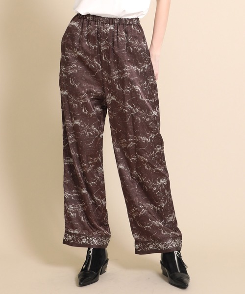 PONTI（ポンティ）の「【PONTI(ポンティ)】ウェーブインクジェットパンツ　PO2H042（その他パンツ・レディース・ダークブラウン・1）」の8枚目の写真