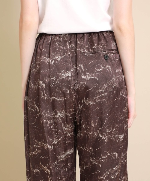 PONTI（ポンティ）の「【PONTI(ポンティ)】ウェーブインクジェットパンツ　PO2H042（その他パンツ・レディース・ダークブラウン・1）」の4枚目の写真