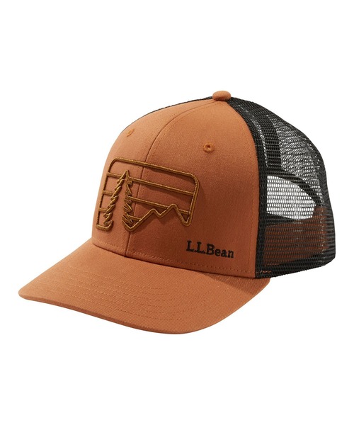 L.L.Bean（エルエルビーン）の「エル・エル・ビーン・トラッカー・ハット（キャップ・メンズ・ブラック/グレー/ブルー/グリーン/ブルー系その他/ダークグレー/ブラウン/ブラック×レッド/インディゴブルー/ベージュ系その他/ブルー系その他2/マルチ/ネイビー/エメラルド/オリーブ/ダークグリーン/ヘザーグレー/ネイビー系/グリーン系その他/レッド系その他/グレー系その他・OSFA）」の7枚目の写真