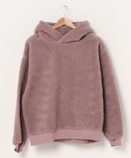 VIBGYOR(ヴィブジョー)の「VIBGYOR Select/BOA BIGプルパーカー(BL)(パーカー・レディース・キャメル/その他1/その他2/ベージュ/ブラック/ホワイト/カーキ/ライトパープル/ダークグリーン・LARGE/MEDIUM/X-LARGE)」の6枚目の写真