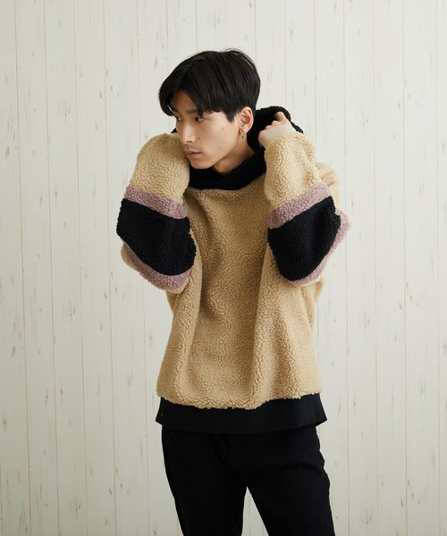 VIBGYOR(ヴィブジョー)の「VIBGYOR Select/BOA BIGプルパーカー(BL)(パーカー・レディース・キャメル/その他1/その他2/ベージュ/ブラック/ホワイト/カーキ/ライトパープル/ダークグリーン・LARGE/MEDIUM/X-LARGE)」の22枚目の写真