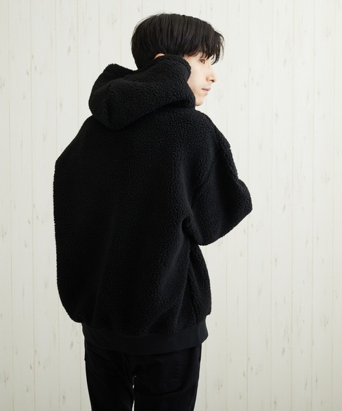 VIBGYOR(ヴィブジョー)の「VIBGYOR Select/BOA BIGプルパーカー(BL)(パーカー・レディース・キャメル/その他1/その他2/ベージュ/ブラック/ホワイト/カーキ/ライトパープル/ダークグリーン・LARGE/MEDIUM/X-LARGE)」の17枚目の写真