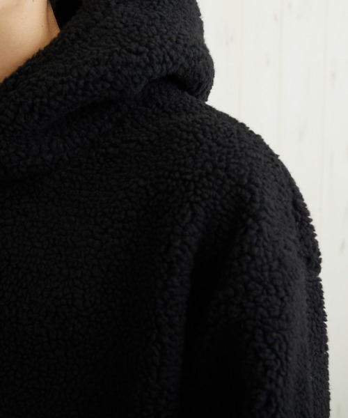 VIBGYOR(ヴィブジョー)の「VIBGYOR Select/BOA BIGプルパーカー(BL)(パーカー・レディース・キャメル/その他1/その他2/ベージュ/ブラック/ホワイト/カーキ/ライトパープル/ダークグリーン・LARGE/MEDIUM/X-LARGE)」の10枚目の写真