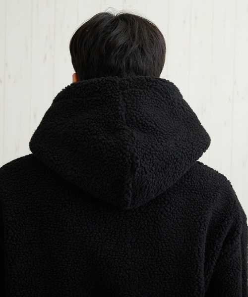 VIBGYOR(ヴィブジョー)の「VIBGYOR Select/BOA BIGプルパーカー(BL)(パーカー・レディース・キャメル/その他1/その他2/ベージュ/ブラック/ホワイト/カーキ/ライトパープル/ダークグリーン・LARGE/MEDIUM/X-LARGE)」の13枚目の写真