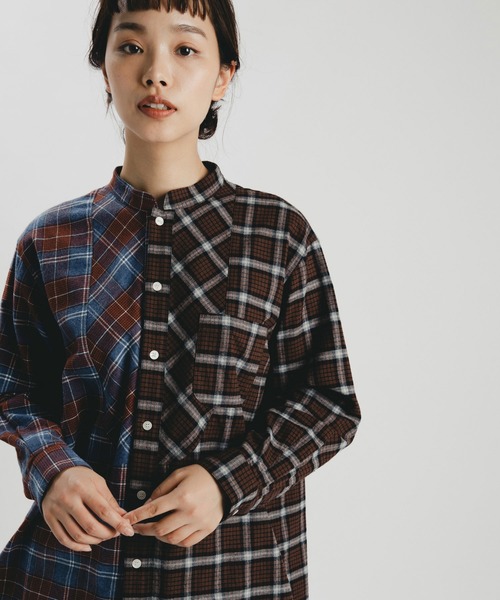 Ne-net（ネネット）の「pickable check shirts（シャツ/ブラウス 