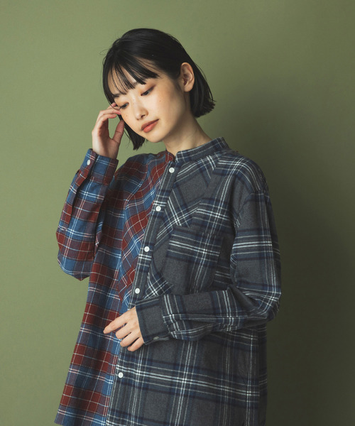 Ne-net（ネネット）の「pickable check shirts（シャツ/ブラウス 