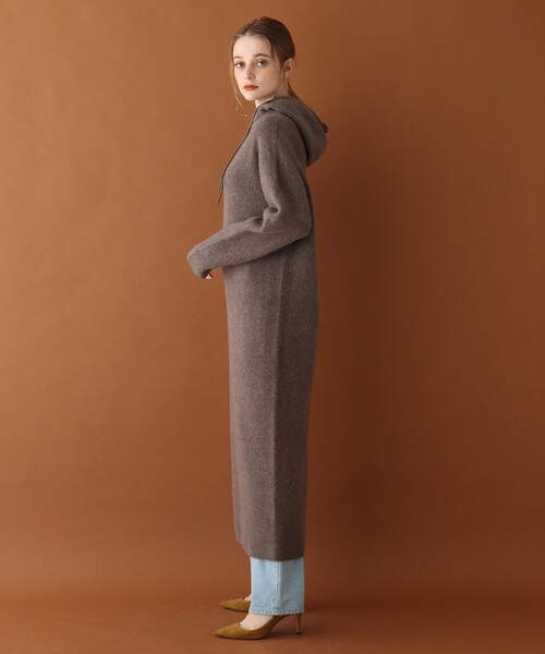 ウールカシミヤ ワンピース Oggi2月号 Oggi Jp Very12月号掲載 ワンピース ドレス フード付きニットワンピース ワンピース Dressterior ドレステリア のファッション セール