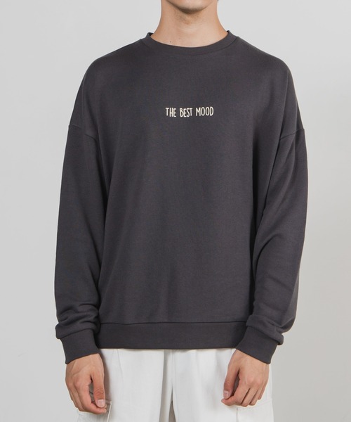 WEGO（ウィゴー）の「WEGO/レトロロゴビッグシルエットプルオーバー（スウェット・メンズ・ホワイト/スミクロ/ベージュ/ホワイト系その他・LARGE/MEDIUM）」の21枚目の写真