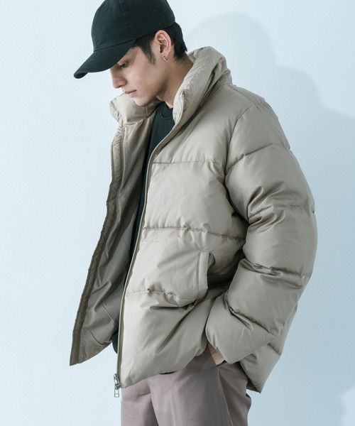 Ressaca（レサーカ）の「撥水加工 オーバーサイズ ボリュームダウンジャケット（ダウンジャケット/コート・メンズ・ブラック/ベージュ/ネイビー/ブラック系その他/グレー系その他/ブルー系その他/グレー系その他2・M/L/XL）」の5枚目の写真