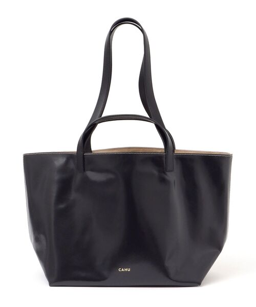 SHIPS(シップス)の「CAHU:Mini Pratique(トートバッグ・レディース・ブラック/オレンジ/ダークグレー/クリアレッド・ONE SIZE)」の4枚目の写真
