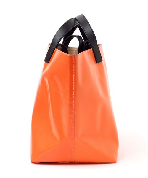 SHIPS(シップス)の「CAHU:Mini Pratique(トートバッグ・レディース・ブラック/オレンジ/ダークグレー/クリアレッド・ONE SIZE)」の6枚目の写真