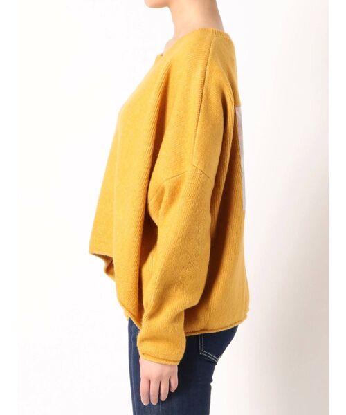 GYDA（ジェイダ）の「カラーグラフィックニット TOPS（ニット/セーター・レディース・アイボリー/ピンク/ミント/ベージュ/マスタード/ブラウン・FREE）」の22枚目の写真