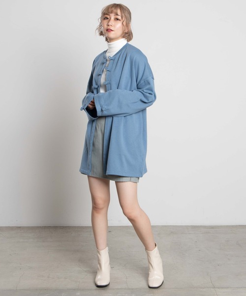 WEGO（ウィゴー）の「WEGO/リブタートルロンT（Tシャツ/カットソー・レディース・ホワイト/ブラック/杢グレー/ホワイト系その他5/ブラック系その他5・FREE）」の6枚目の写真