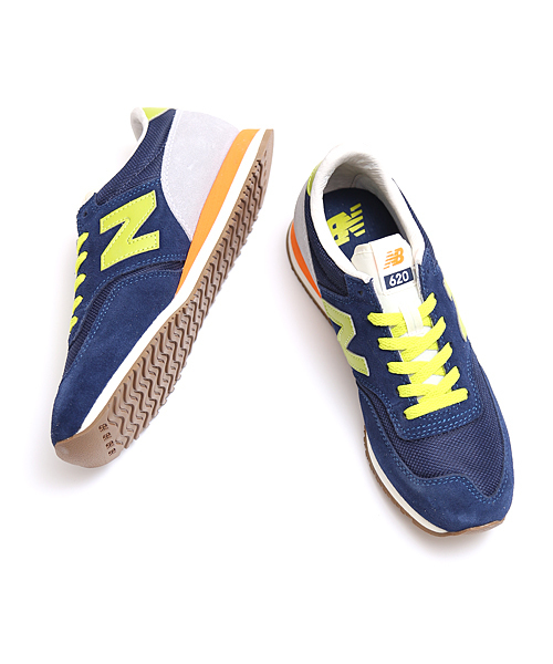 NEW BALANCE(ニューバランス)の「CW620 (New Balance)(スニーカー・レディース・ネイビー/オレンジ・23.5cm/24.5cm)」の2枚目の写真