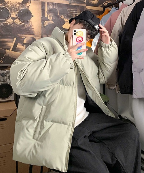 オーバーサイズ中綿ジップブルゾン