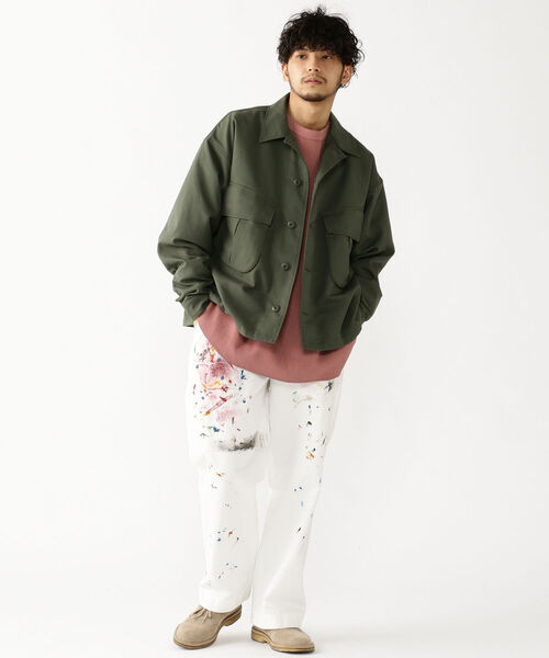 BEAMS / ワイド ショート ファティーグ ジャケット BEAMS（ビームス）の「BEAMS / ワイド ショート ファティーグ