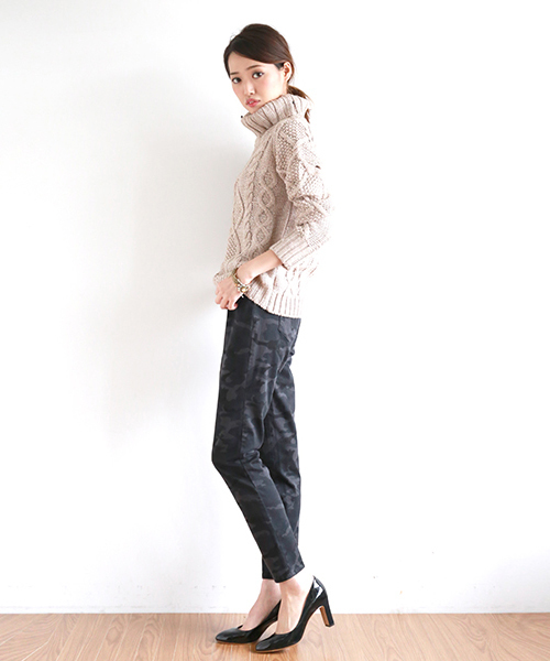 BEAMS LIGHTS Women's（ビームスライツ ウィメンズ）の「BEAMS LIGHTS / バイオカモフラパンツ（その他パンツ・レディース・チャコールグレー/カーキ・40/36/38）」の21枚目の写真