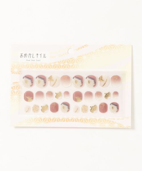 カヤ(カヤ)の「【カヤ】おめかしジェル風ネイルシール(ネイルシール/ネイルチップ・レディース・ホワイト/レッド/インディゴブルー/桜/アクア/スモークピンク/イエロー/バイオレット/ブラック・FREE)」の8枚目の写真