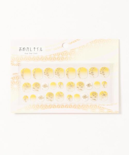 カヤ(カヤ)の「【カヤ】おめかしジェル風ネイルシール(ネイルシール/ネイルチップ・レディース・ホワイト/レッド/インディゴブルー/桜/アクア/スモークピンク/イエロー/バイオレット/ブラック・FREE)」の6枚目の写真