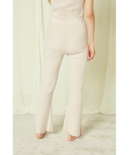 SNIDEL HOME Creamy Touch ロングパンツ　アイボリー　美品 SNIDEL HOME Creamy Touch ロングパンツ アイボリー 美品
