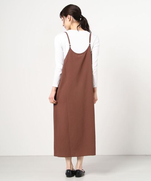 ムラサキスポーツ(ムラサキスポーツ)の「RIKKA FEMME/リッカファム ワンピース R21SS206(ワンピース・レディース・ブラック/ブラウン・FREE)」の3枚目の写真