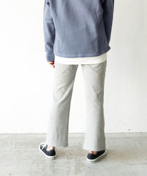 Auntie Rosa Holiday（アンティローザホリデー）の「フロントスリットリブパンツ【セットアップ対応】（その他パンツ・レディース・ナチュラル/グレー/ブラック/モカ/グリーン・FREE/MEDIUM）」の21枚目の写真