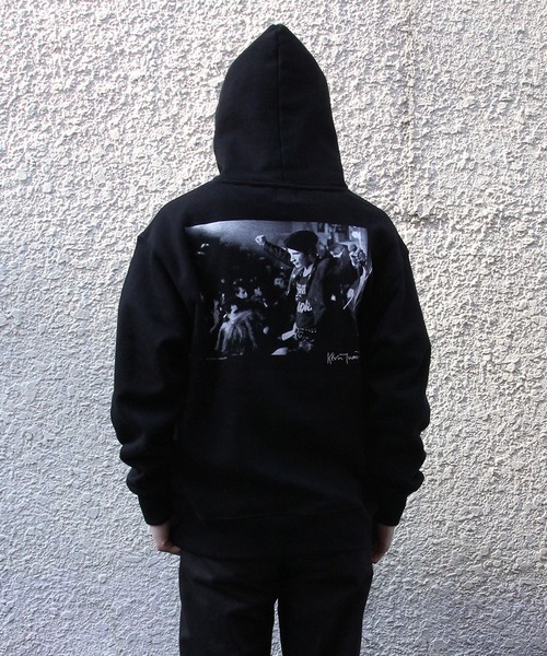 bonjour records（ボンジュールレコーズ）の「【Bonjour Records/ボンジュールレコード】Johnny Rotten/ジョニー・ロットン パーカー（パーカー・メンズ・ブラック・XL/L/M/S）」の5枚目の写真