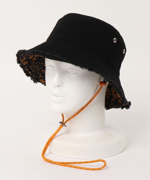 LIPSTAR（リップスター）の「≪Casselini／キャセリーニ≫リバーシブル花柄バケットハット（ハット・レディース・アイボリー/ブラック系その他・FREE）」の13枚目の写真